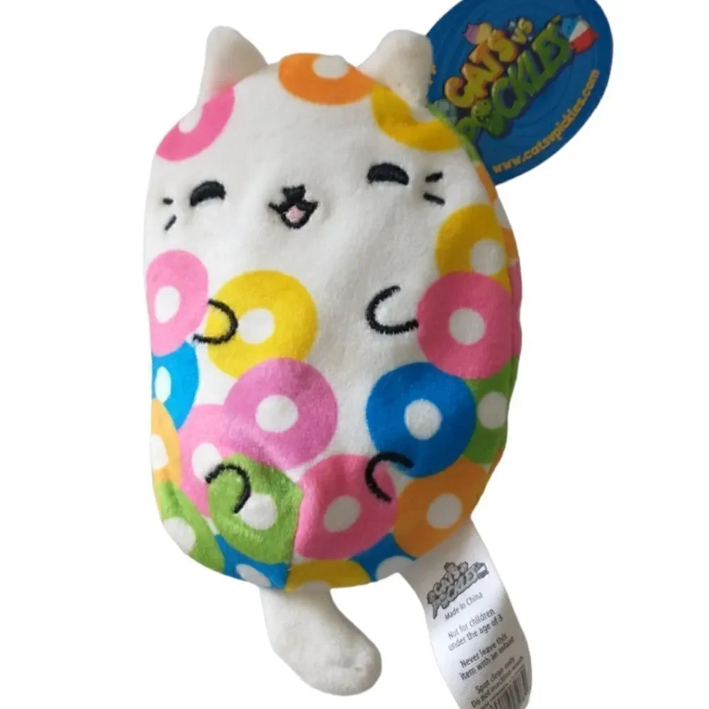 Cats vs Pickles Series 2‎ Loopy Plush Bean Bag Fruit Loop #199 Food Squad Tags.